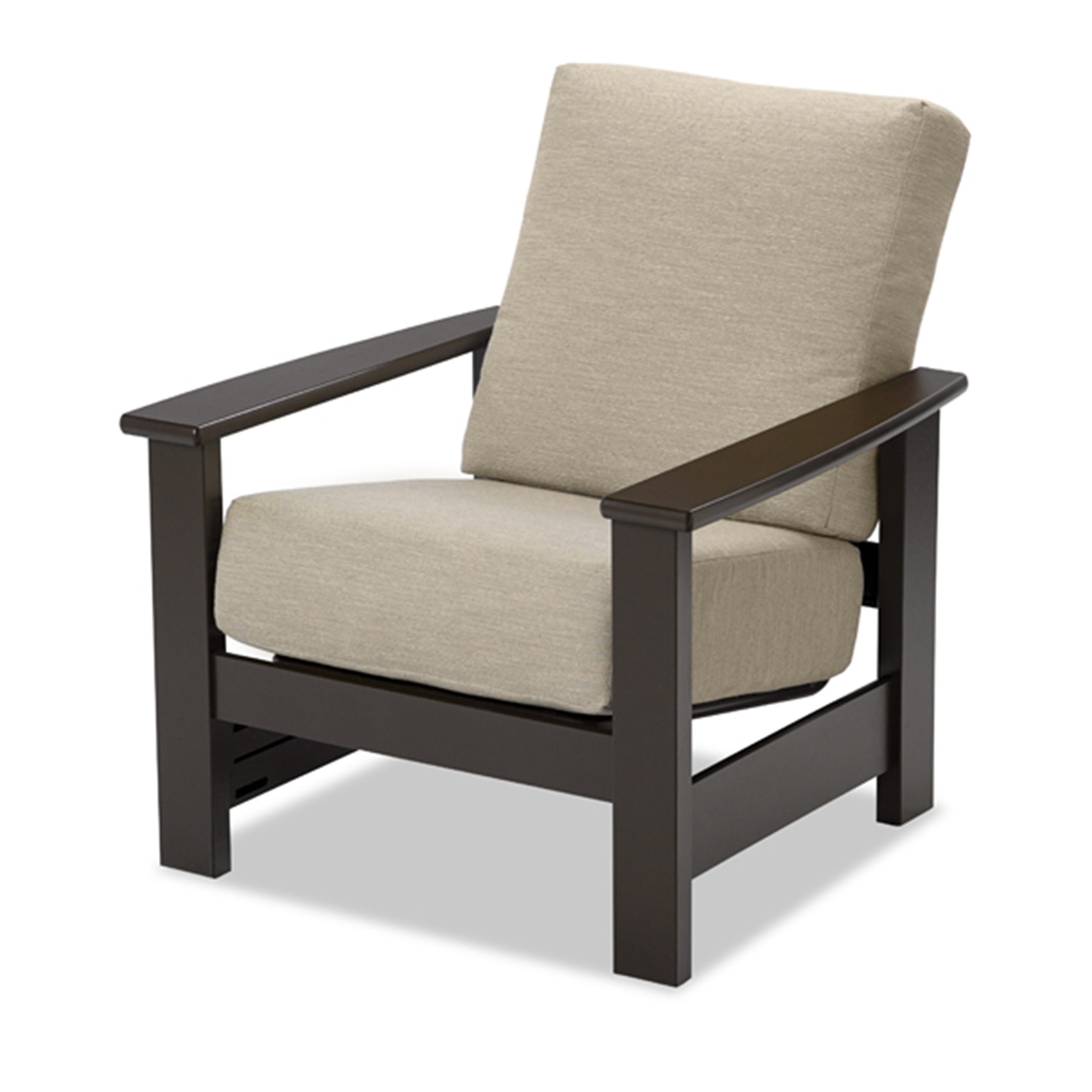 Telescope Casual Leeward MGP Cushion Stationary Arm Chair with MGP Arms