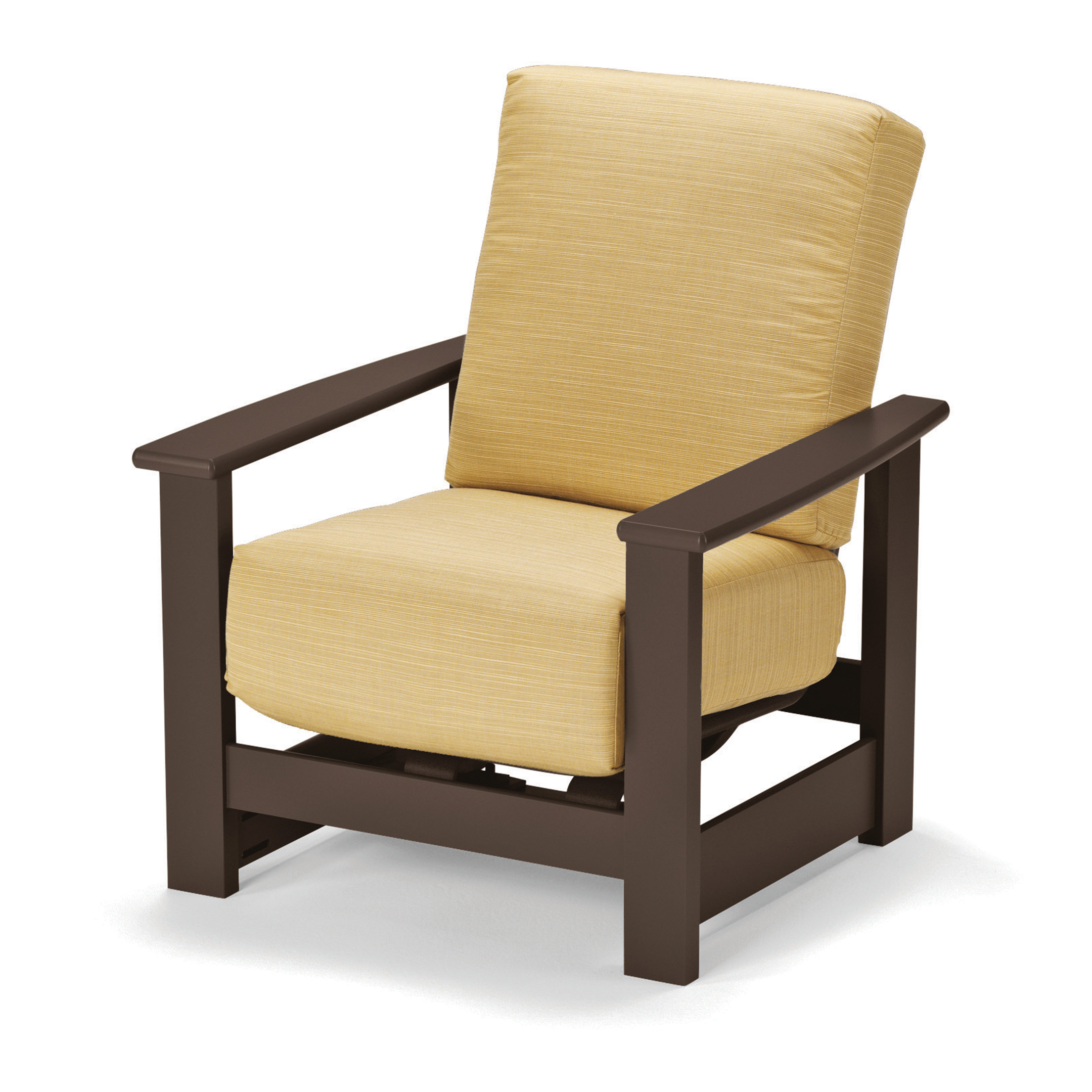 Telescope Casual Leeward MGP Cushion Stationary Arm Chair with MGP Arms