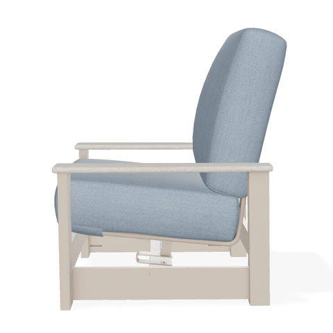 Telescope Casual Leeward Cushion Hidden Motion Arm Chair – RL0 Laguna Rustic Polymer Arms