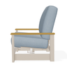 Telescope Casual Leeward Cushion Hidden Motion Arm Chair – RT0 Teak Rustic Polymer Arms