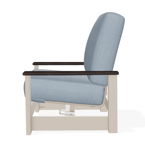 Telescope Casual Leeward Cushion Hidden Motion Arm Chair – RU0 Chestnut Rustic Polymer Arms