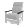 Telescope Casual Leeward MGP Supreme Cushion Swivel Hidden Rocker with RX0 Boardwalk Rustic Polymer Arms