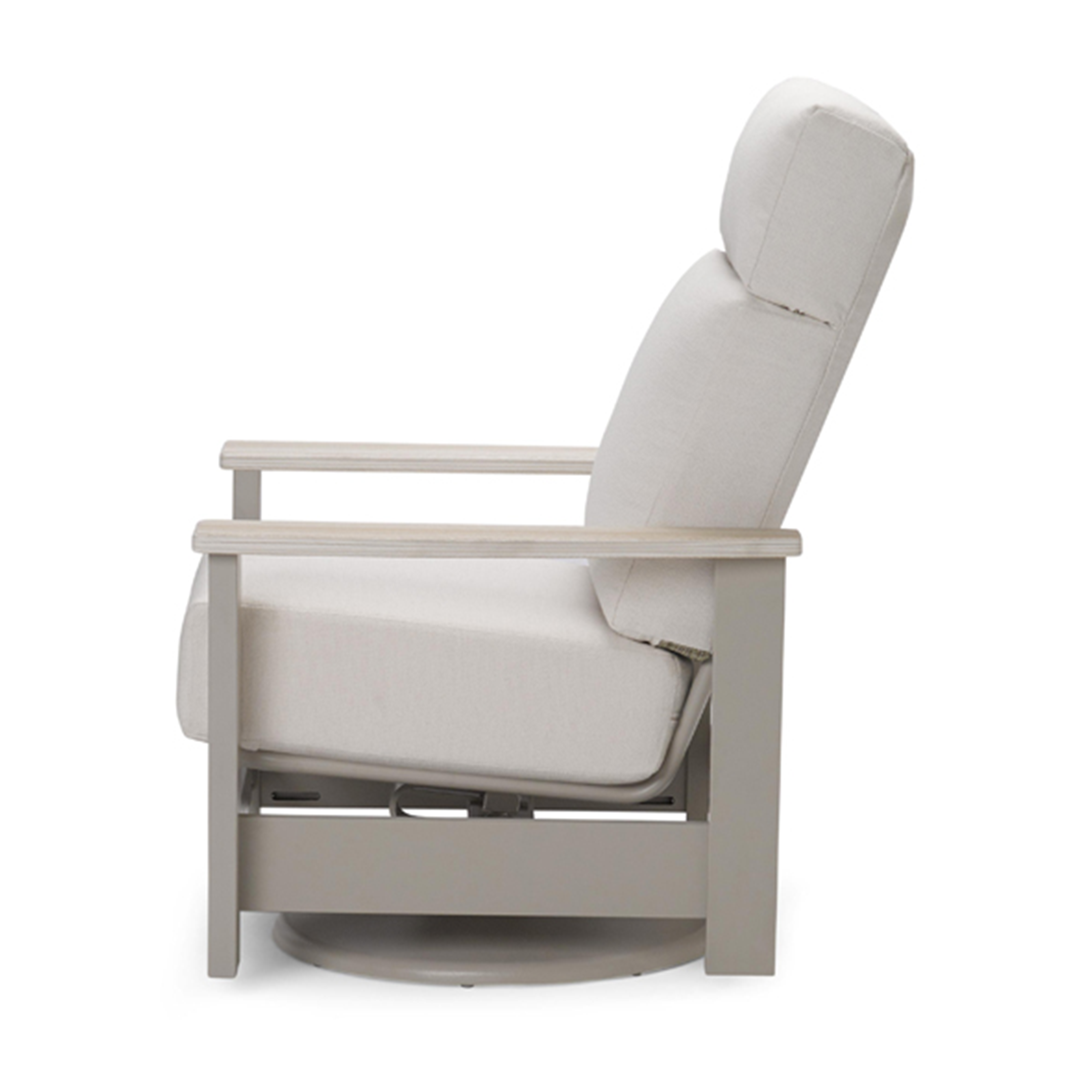 Telescope Casual Leeward MGP Supreme Cushion Swivel Hidden Rocker with RL0 Laguna Rustic Polymer Arms