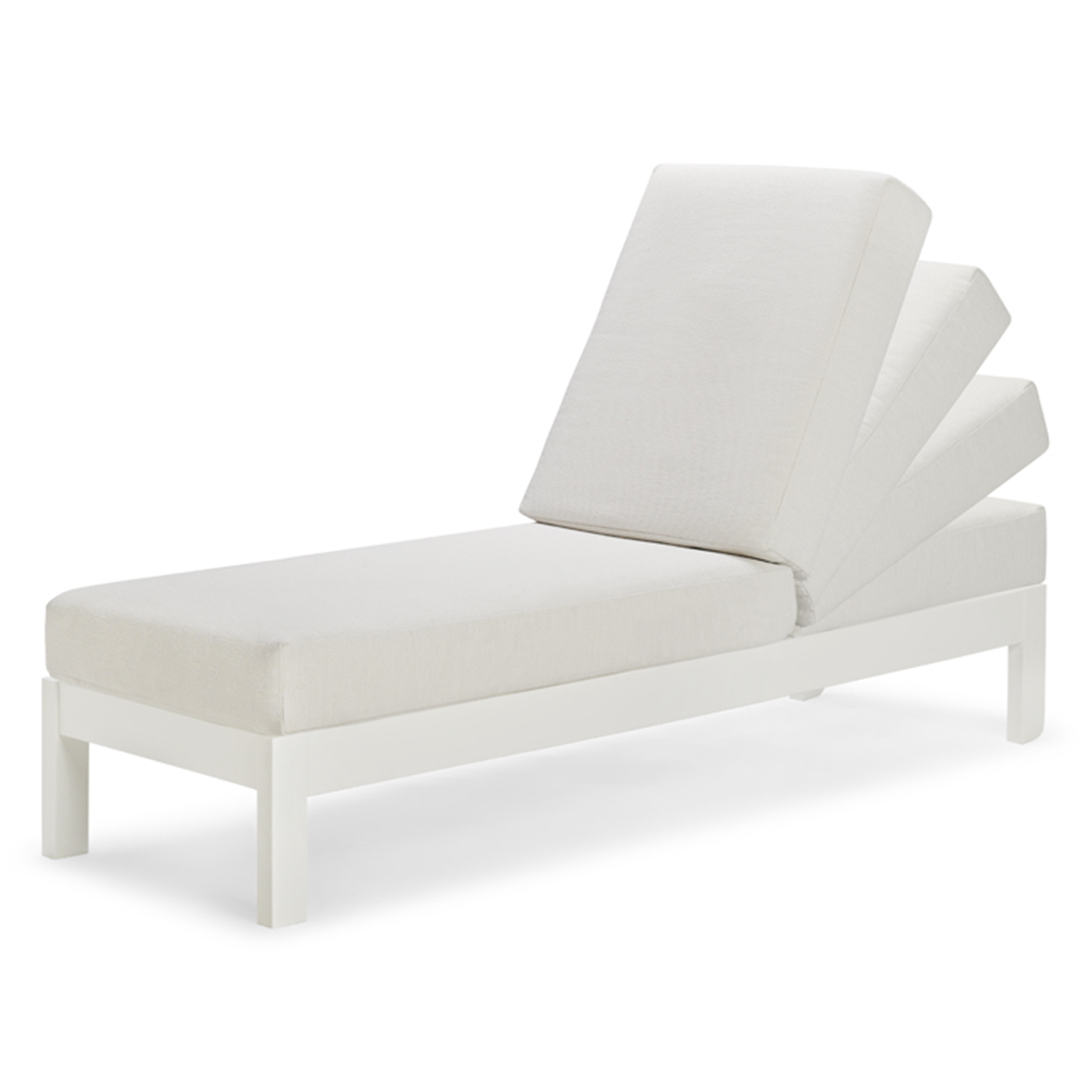 Telescope Casual Leeward MGP Supreme Cushion Three Position Lay-Flat Armless Chaise