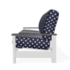 Telescope Casual Leeward Cushion Three-Seat Sofa with RX0 Boardwalk Rustic Polymer Arms thumbnail