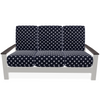 Telescope Casual Leeward Cushion Three-Seat Sofa with RX0 Boardwalk Rustic Polymer Arms thumbnail