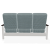Telescope Casual Leeward Cushion Three-Seat Sofa with RU0 Chestnut Rustic Polymer Arms thumbnail