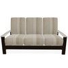 Telescope Casual Leeward Cushion Three-Seat Sofa with RL0 Laguna Rustic Polymer Arms thumbnail